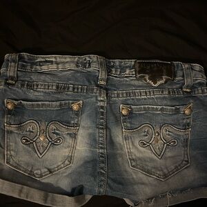 Express Blue Denim Shorts